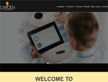 Tablet Screenshot of creativtechnologies.com